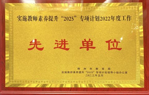 喜报 | 市十三中再获实施教师素养提升“2025”专项计划2022年度